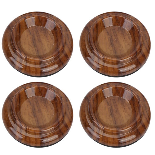 4Pcs Piano Caster Cups Antiskid Round Cup Grand 1