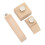 3 bloques de lijado de madera con bisel cuadrado uniforme 2