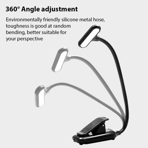 Muzieknoten LED bureaulamp met klem 2