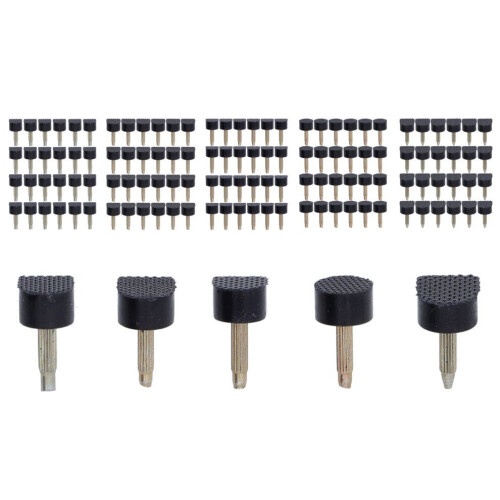 120Pcs High Heel Tip Caps TPU Polyurethane Iron