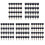 120Pcs High Heel Tip Caps TPU Polyurethane Iron 5