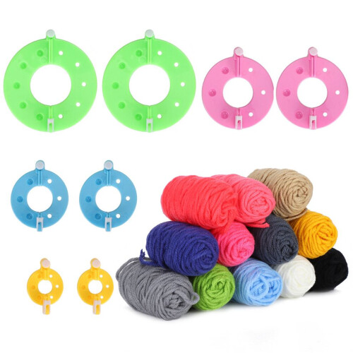 Pompom Maker Kits Colorful Fluff Ball Weaver DIY 1