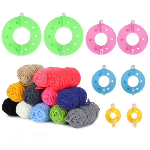 Pompom Maker Kits Colorful Fluff Ball Weaver DIY 2