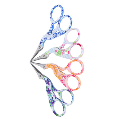 4Pcs CraneShaped Scissors CrossStich Embroidery 2