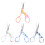 4Pcs CraneShaped Scissors CrossStich Embroidery 5