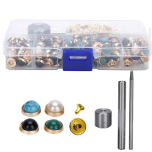 Kleurklinknagels DIY-materialenset Lederproducten