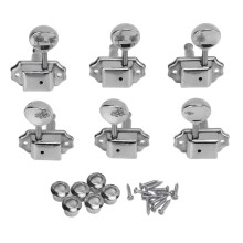6 stuks metalen stemknoppen voor gitaarsnaren