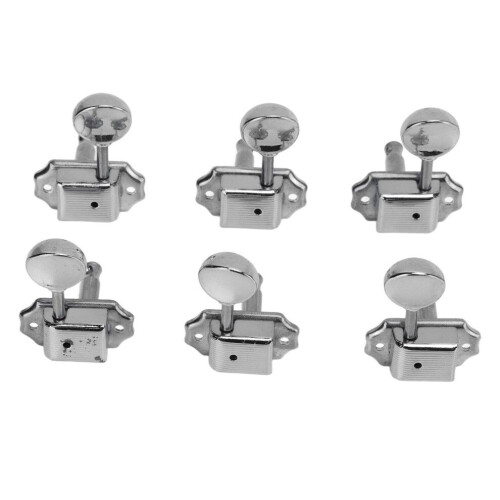 6 st gitarrsträngstämskruvar metallstämskruvnyckel 1