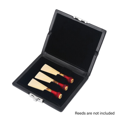 PU Leather Cover Black Bassoon Reed Container Box 1