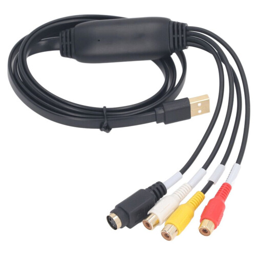Carte d'acquisition vidéo USB vers convertisseur RCA S-Vidéo 2