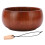 Yarn Bowl Durable Glossy Wood Space Saving 1