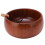 Yarn Bowl Durable Glossy Wood Space Saving 3