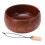 Yarn Bowl Durable Glossy Wood Space Saving 2