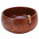 Yarn Bowl Durable Glossy Wood Space Saving 5