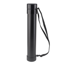 Tubo de almacenamiento para dibujos, colección extragruesa negra