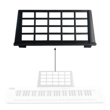 Tragbares elektronisches Keyboard mit Notenständer