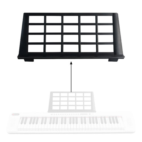 Tragbares elektronisches Keyboard mit Notenständer