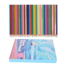 Kleurpotloden in diverse kleuren, voorgeslepen.