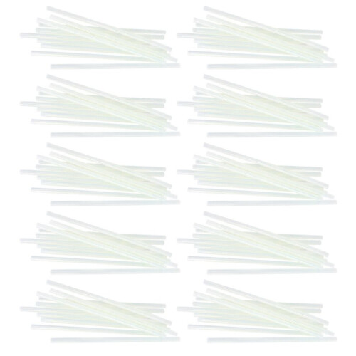 100 st 7 x 200 mm smältlimstift transparenta