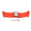Saxophone Mouthpiece Ligature Red Leather Strap 1