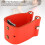Saxophone Mouthpiece Ligature Red Leather Strap 3