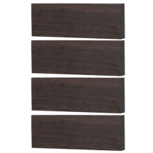 4 Stück MX0126D Ebenholz DIY Messergriffschalen mit Musik