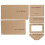 6Pcs Acrylic Template DIY Hand Made Short Wallet 1