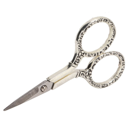 Vintage-Nähschere mit Kette, Silber, Bauhinia 2