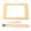 Webmaschine aus Holz mit Nadel und Webkamm 1