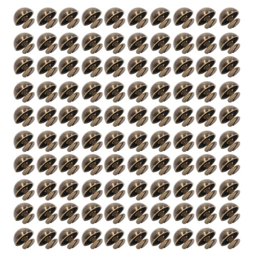 100er-Set Pilznieten mit Rundkopf, 10 mm 1