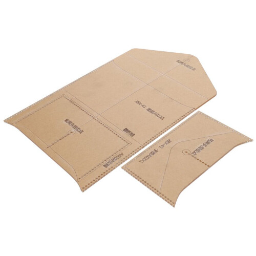 Acrylic DIY Template Envelope Bag Pattern Clear 2