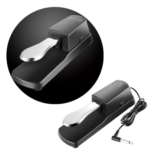 Piano Pedal with Cable Non Slip Pad Keyboard 2