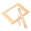 Webmaschine aus Holz mit Nadel und Webkamm 2