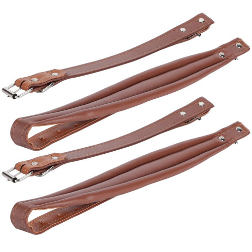 2Pcs Accordion Shoulder Strap PU Leather