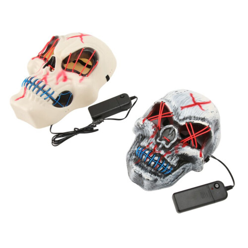 2 Stück LED-Gesichtsmasken mit 3 Blinkmodi 1