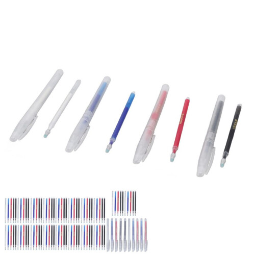Lot de 100 stylos effaçables à chaud pour une écriture plus fluide 1