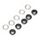 500 Sets Grommet Kit 6mm Round Copper Exquisite 2