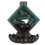 Backflow Square Incense Burner Ceramic Lotus Base 1