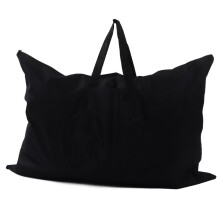 Bolso portafolios negro de 38 x 26 pulgadas, gran capacidad, grueso