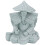 Fischerstatue, sitzender angelnder alter Mann, Figur 5
