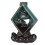 Backflow Square Incense Burner Ceramic Lotus Base 4