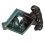 Backflow Square Incense Burner Ceramic Lotus Base 5