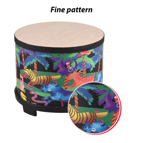 Drum Percussion Instrument 8-inch Floor Drum for 2