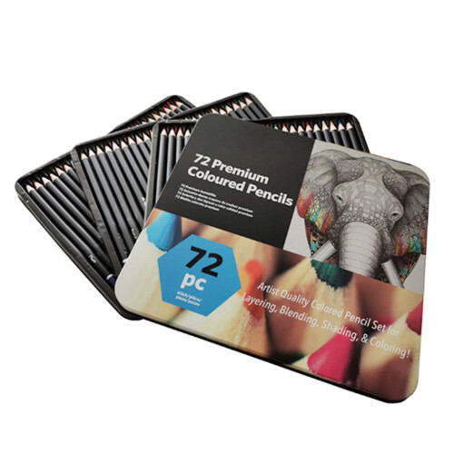 72 Colored Pencils Sets for Adults 2B Hardness 2