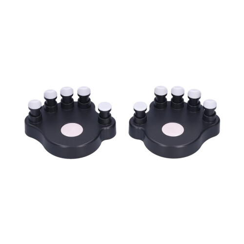 2 Stück Klavierfingertrainer aus ABS-Silikon