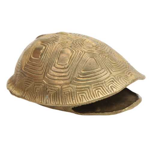 Turtle Shell Decor Small Vintage Brass Turtle 1