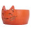 Cuenco de lana de madera con forma de gato adorable 4