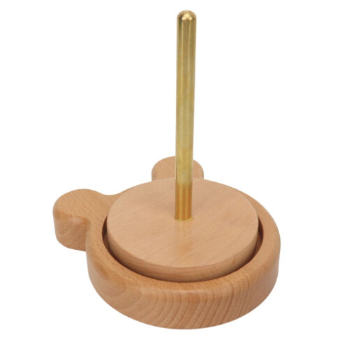 2 Stück Garnhalter aus Holz, Garnspender 1