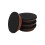 4Pcs Piano Caster Cup Black Walnut Coaster Non 2
