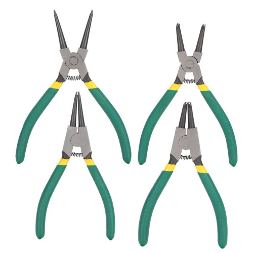 4Pcs Circlip Pliers Set Snap Ring Plier Mini
